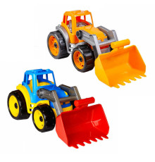 гр Трактор 1721 (8) 3 кольори, "Technok Toys", ківш підіймається, в сітці