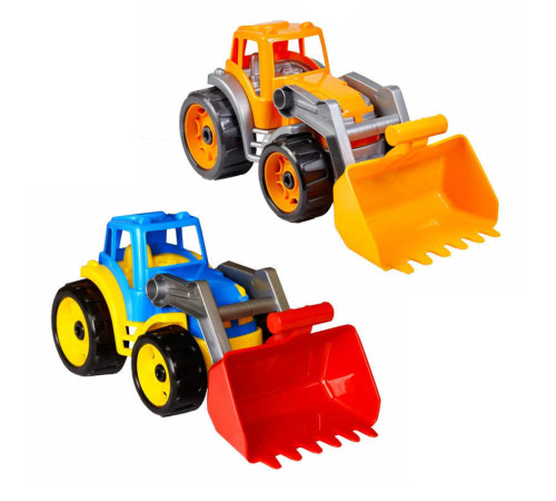 гр Трактор 1721 (8) 3 кольори, "Technok Toys", ківш підіймається, в сітці – в наличии! Купите сейчас у KAZKOVA