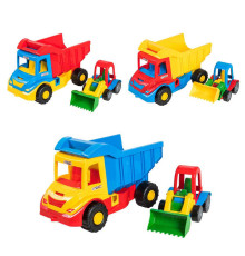 гр Вантажівка з трактором "Multi truck" 39219 (5) 3 кольори, "Tigres", в сітці