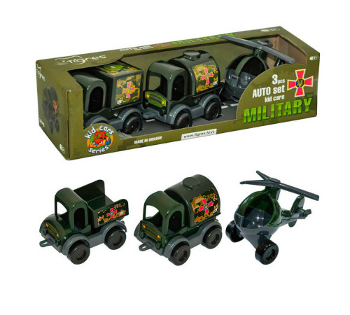 гр Набір військових машинок "Kids cars" 39998 (20) "Tigres", в коробці гр Набір військових машинок "Kids cars" 39998 (20) "Tigres", в коробці