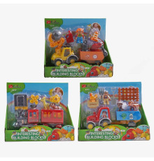 Машинка 3359 (18/2) 3 види, фігурка чоловічка, елементи конструктора, рухомі деталі, аксесуари, в коробці, ВИДАЄТЬСЯ ТІЛЬКИ МІКС ВИДІВ