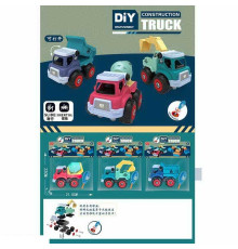 Машинка 998-23 B (120/2) машинка-конструктор, викрутка, в пакеті, ВИДАЄТЬСЯ ТІЛЬКИ МІКС ВИДІВ