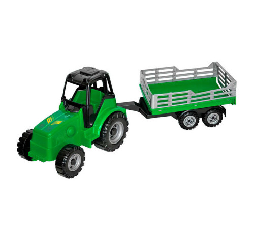 гр Трактор "Фермер" з бортовим причепом 40092 (8) "Tigres", довжина 60 см, в сітці – в наличии! Купите сейчас у KAZKOVA
