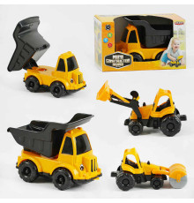 Будтехніка 06-528 Pilsan (12) 4 види, рухомі деталі, в коробці