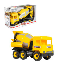 гр Бетонозмішувач "Middle truck" (жовтий) 39493 (4) "Tigres", в коробці