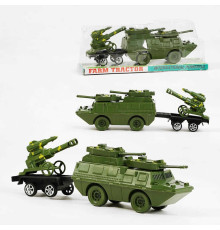 Набір спецтехніки 58706 (96/2) причеп, рухомі елементи, у слюді