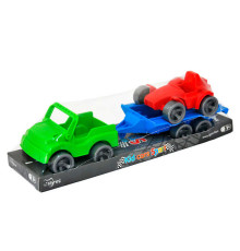 гр Набір авто "Kid cars Sport" 3 ел. на планшетці (джип + баггі) 39826 (30) "Tigres"