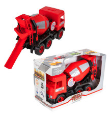 гр Бетонозмішувач "Middle truck" (червоний) 39489 (4) "Tigres", в коробці