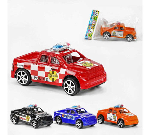 Машинка 168 (1440/2) "Поліційні машини", 4 види, в пакеті