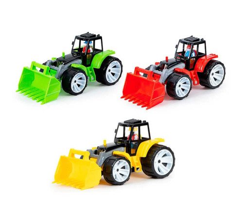 гр Трактор BAMS 1 ківш, чорна кабіна 007/16 (8) "BAMSIC", ігрова фігурка – в наличии! Купите сейчас у KAZKOVA гр Трактор BAMS 1 ківш, чорна кабіна 007/16 (8) "BAMSIC", ігрова фігурка – в наличии! Купите сейчас у KAZKOVA