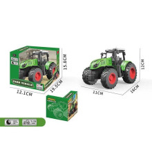 Трактор 99-74 A (48) масштаб: 1:24, гумові колеса, в коробці