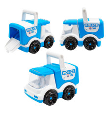 гр Вантажівка ТехноК 2178 (10) "Technok Toys", 17х12х15 см, задні дверцята відчиняються, ручка для перенесення