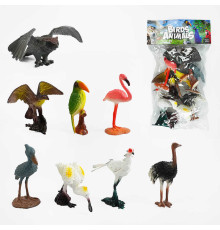 Набір тварин Q 907-8 (60) “Пташки”, 8 шт, в пакеті