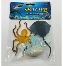 Набір морських жителів 188-35 (264) 3 фігурки, в пакеті