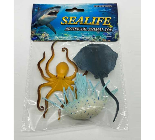 Набір морських жителів 188-35 (264) 3 фігурки, в пакеті