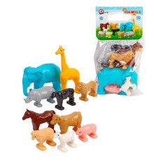 гр Фігурки тварин 1102 (6) "Technok Toys", 10 шт., у пакеті