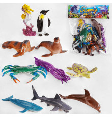 Набір тварин Q 502-9 (60) "Морські мешканці", 10 елементів, у пакеті