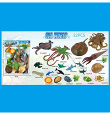 Набір тварин 559-230 A (60/2) морські мешканці, 22 елементи, у пакеті