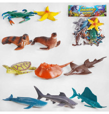 Набір тварин Q 503 (60) "Підводний світ", 10 елементів, у пакеті