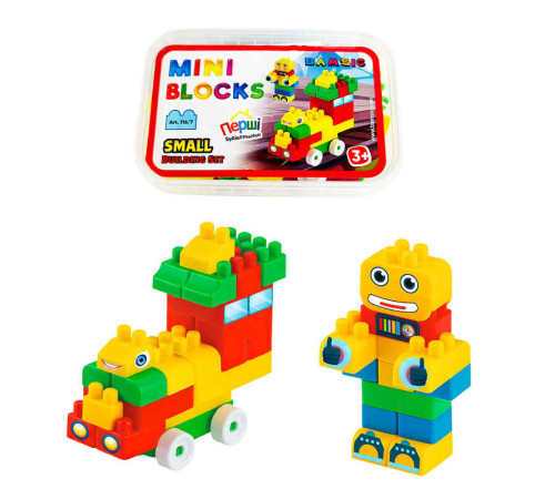 гр Конструктор "Mini Blocks №7" 50 деталей в коробочці 116/7 (28) "Bamsic" гр Конструктор "Mini Blocks №7" 50 деталей в коробочці 116/7 (28) "Bamsic"