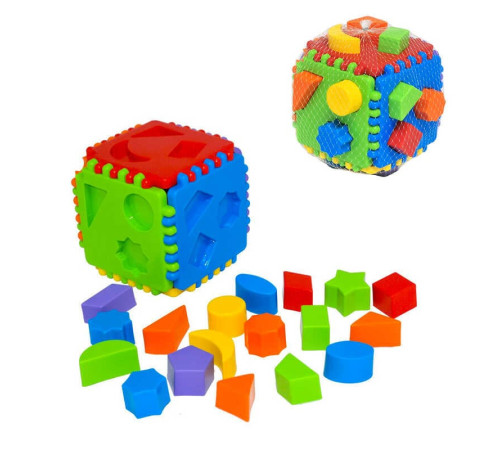 гр Конструктор "Educational cube" 39781 (10) "Tigres", 24 елементи, в сітці гр Конструктор "Educational cube" 39781 (10) "Tigres", 24 елементи, в сітці