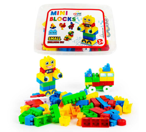 гр Конструктор "Mini Blocks №8" 85 деталей в коробочці 116/8 (15) "Bamsic" гр Конструктор "Mini Blocks №8" 85 деталей в коробочці 116/8 (15) "Bamsic"