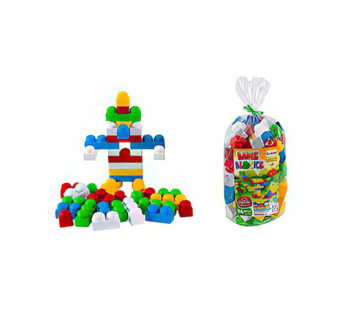 гр Конструктор "BAMSIBLOCK №2" 115/3 (12) 94 дет, "BAMSIC", в пакеті гр Конструктор "BAMSIBLOCK №2" 115/3 (12) 94 дет, "BAMSIC", в пакеті
