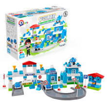 гр Конструктор Технок 8447 (3) "Technok Toys" відділок поліції, 180 деталей, патрульна машина, мінівен, гвинтокрил, в коробці