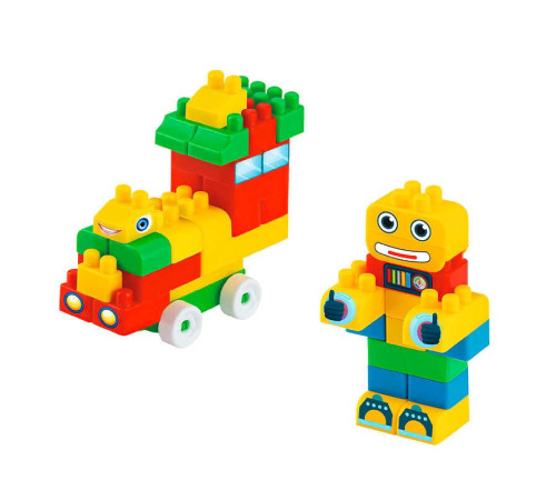 гр Конструктор "Mini Blocks №1" (50 деталей) 116/1 (24) "Bamsic", наліпки, в пакеті гр Конструктор "Mini Blocks №1" (50 деталей) 116/1 (24) "Bamsic", наліпки, в пакеті
