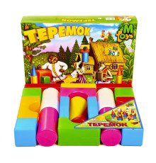 гр Теремок малий. 08081 (12) "M-TOYS" 19 деталей, в коробці