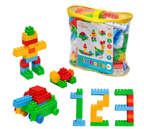 гр Конструктор "Mini Blocks" 100 ел. 39982 (9) "Tigres", в сумці гр Конструктор "Mini Blocks" 100 ел. 39982 (9) "Tigres", в сумці