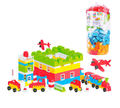 гр Конструктор №5 0533 (6) "Technok Toys" 310 деталей, в пакеті – в наличии! Купите сейчас у KAZKOVA