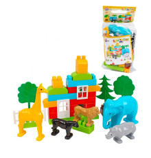 гр Конструктор 0334 (9) "Technok Toys" 40 елементів, “Ферма”, у пакеті