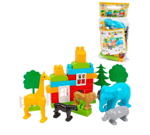 гр Конструктор 0334 (9) "Technok Toys" 40 елементів, “Ферма”, у пакеті – в наличии! Купите сейчас у KAZKOVA