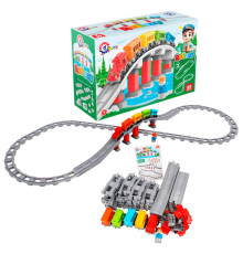 гр Конструктор Залізниця 1300 (3) "Technok Toys", 59 деталей, в коробці