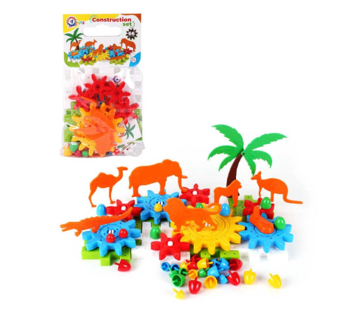 гр Іграшка "Конструктор" 3749 (18) "Technok Toys" 66 деталей, фігурки тварин, в пакеті – в наличии! Купите сейчас у KAZKOVA гр Іграшка "Конструктор" 3749 (18) "Technok Toys" 66 деталей, фігурки тварин, в пакеті – в наличии! Купите сейчас у KAZKOVA