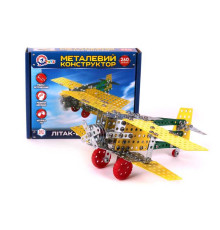 гр Конструктор метал "Літак-біплан" 4791 (10) "ТЕХНОК" 260 деталей, в коробці