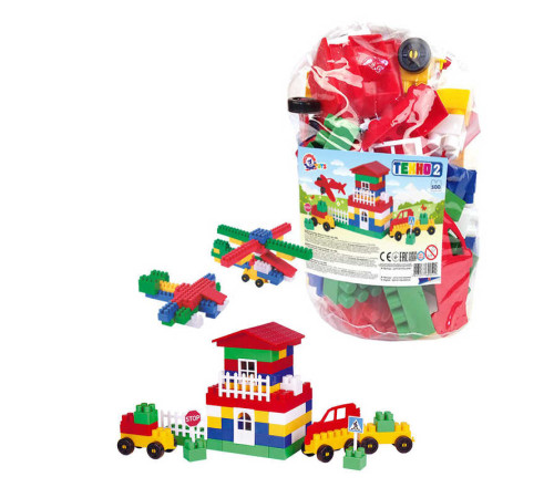 гр Конструктор №2 0502 (8) "Technok Toys" 100 деталей, в пакеті – в наличии! Купите сейчас у KAZKOVA