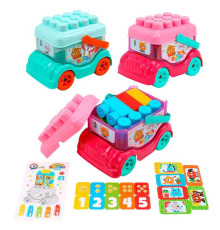 гр Автобус-конструктор 0396 (6) "Technok Toys", 18 деталей, у сітці