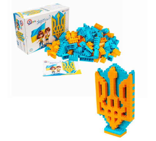 гр Конструктор 0129 (3) "Technok Toys", “Герб України”, в коробці – в наличии! Купите сейчас у KAZKOVA гр Конструктор 0129 (3) "Technok Toys", “Герб України”, в коробці – в наличии! Купите сейчас у KAZKOVA