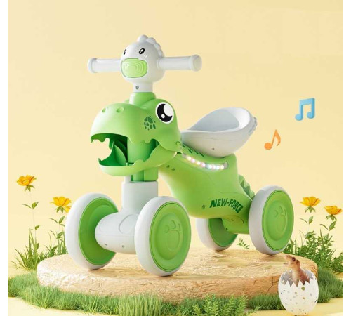 Велобіг JOY 4-х колісний LK-60812 (1) колеса PU, рама пластик, озвучування та підсвічування, в коробці