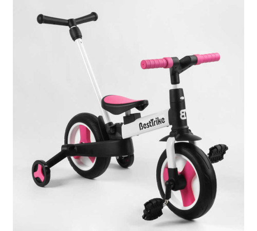 Велосипед-трансформер Best Trike 55475 (1) колеса PU 10’’, родительская ручка, съемные педали,в пакеті