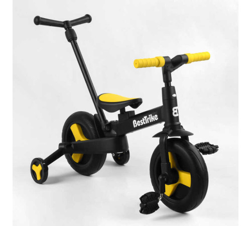 Велосипед-трансформер Best Trike 58195 (1) колеса PU 10’’, родительская ручка, съемные педали, в пакеті