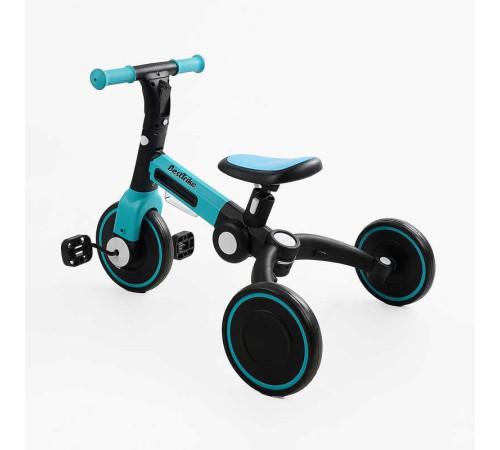 Велосипед 3-х колісний BS-77552 "Best Trike" (1) колеса EVA переднє 8’’, заднє 6’’, нейлонова рама, трансформується у велобіг, підсвічування, в коробці Велосипед 3-х колісний BS-77552 "Best Trike" (1) колеса EVA переднє 8’’, заднє 6’’, нейлонова рама, трансформується у велобіг, підсвічування, в коробці