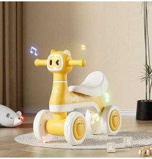 Велобіг JOY 4-х колісний JW-21433 (1) колеса PU, рама пластик, озвучування та підсвічування, в коробці