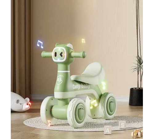 Велобіг JOY 4-х колісний JW-23645 (1) колеса PU, рама пластик, озвучування та підсвічування, в коробці