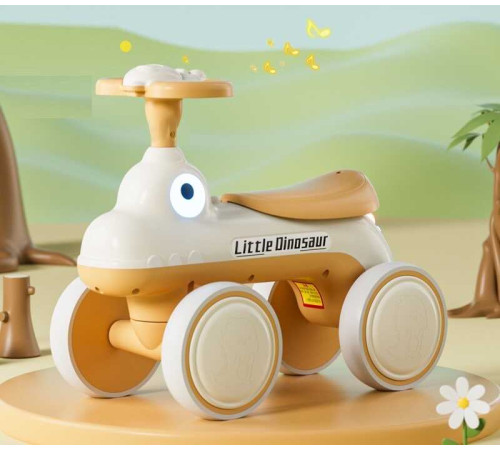 Велобіг JOY 4-х колісний D-49622 (4) колеса PU, рама пластик, озвучування та підсвічування, в коробці