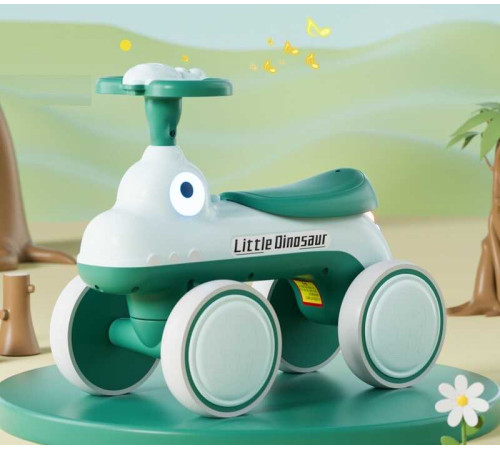 Велобіг JOY 4-х колісний D-88612 (4) колеса PU, рама пластик, озвучування та підсвічування, в коробці