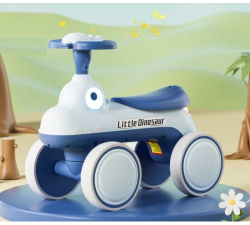 Велобіг JOY 4-х колісний D-97513 (4) колеса PU, рама пластик, озвучування та підсвічування, в коробці