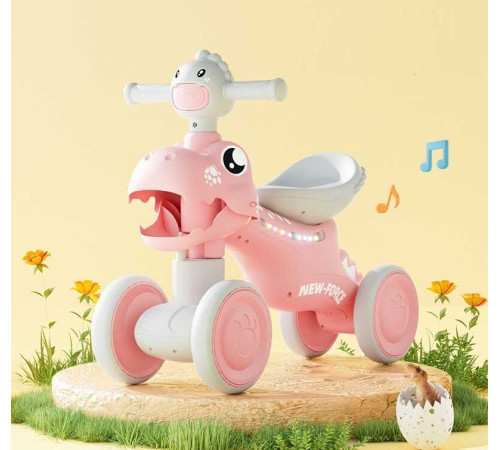 Велобіг JOY 4-х колісний LK-30721 (1) колеса PU, рама пластик, озвучування та підсвічування, в коробці